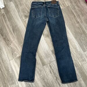 Lucky brand jeans 8/29 sweet straight mid rise dark blue stretch